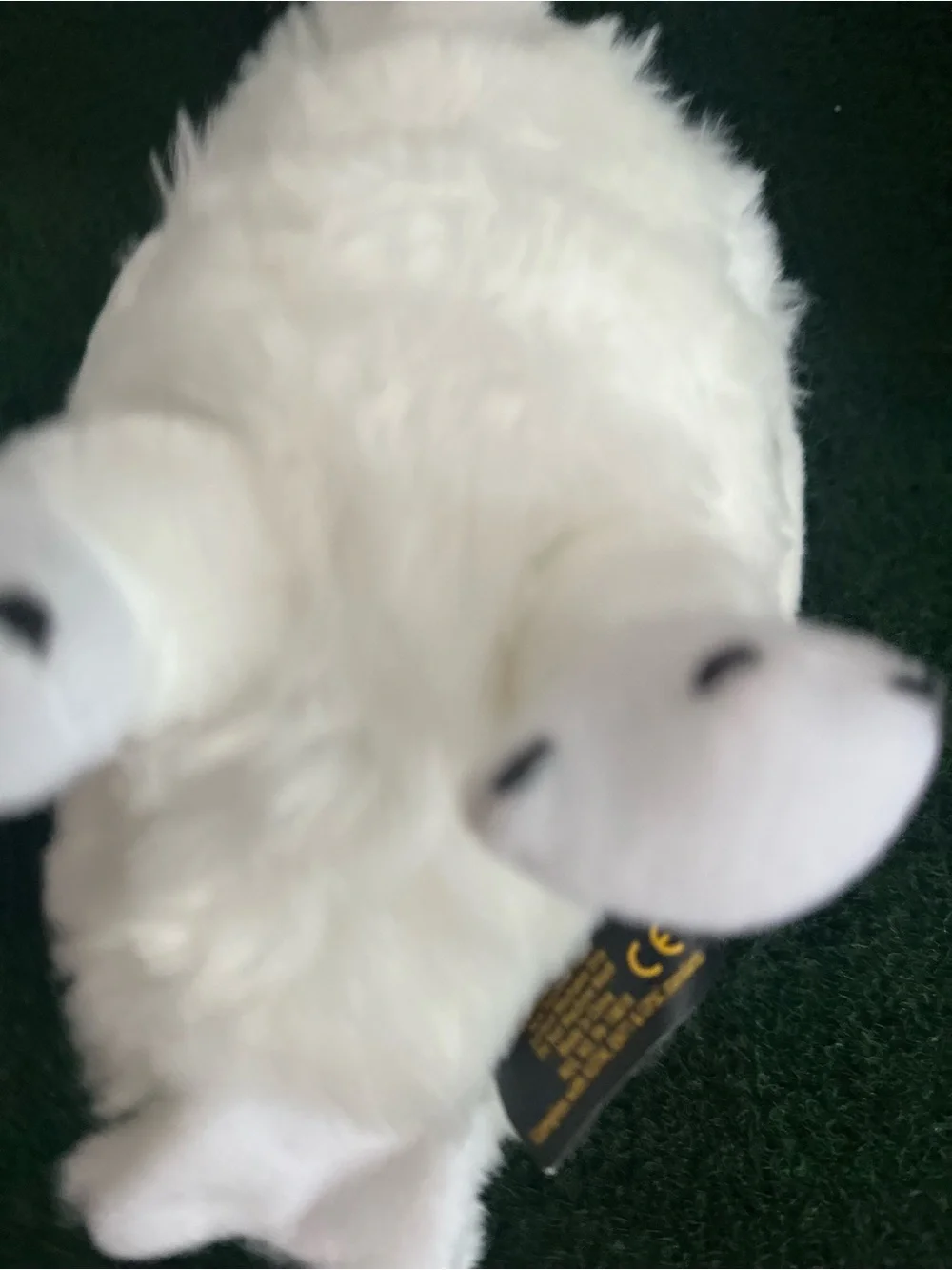 Warner Bros. White Spotted Plush Owl (Harry Potter Tag)